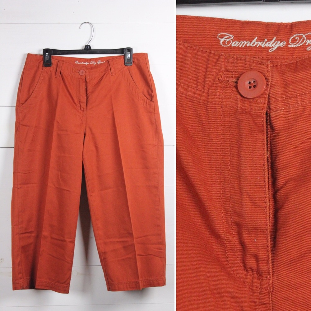 Cambridge Dry Goods Rust Colored Pedal Pushers